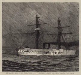 La flotte britannique dans les Dardanelles